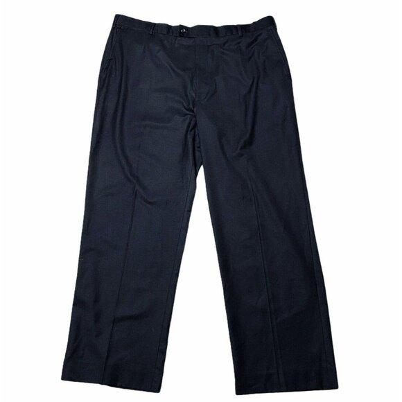 Braggi by Louis Raphael Pants Mens Size 40x30 Black Straight Leg Career Wear - Picture 1 of 3